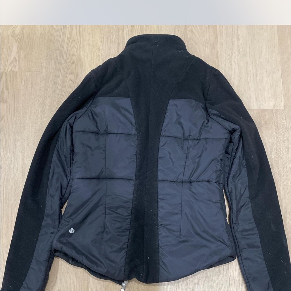 lululemon athletica Black Puffer Hybrid Jacket